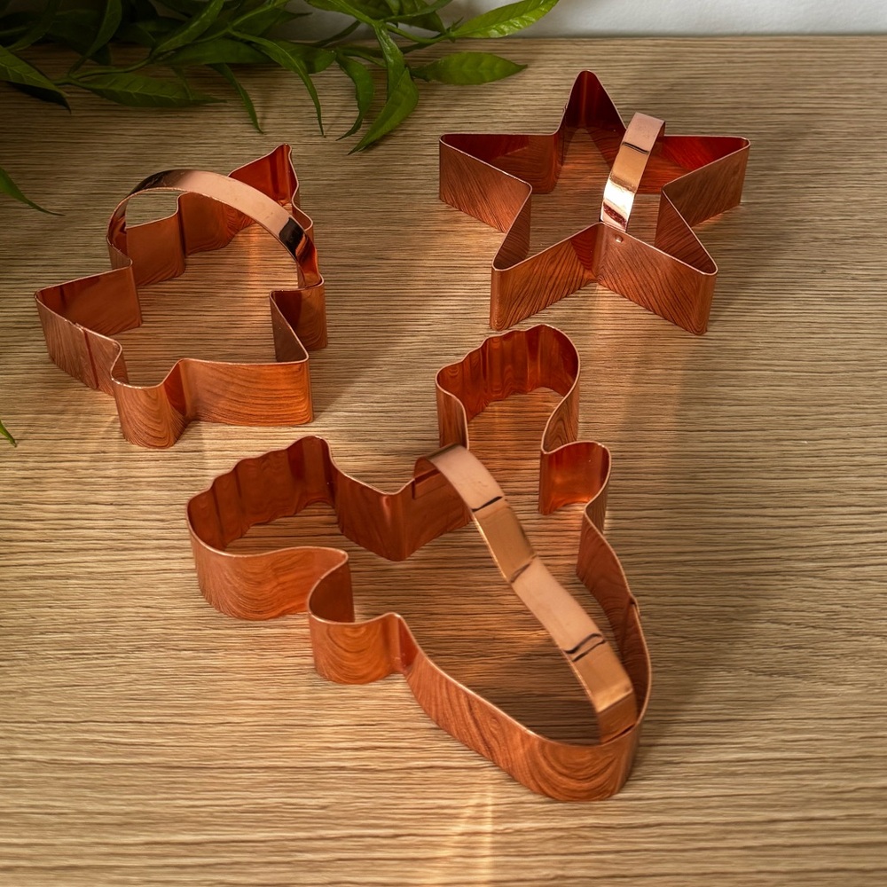 Copper Cookie Cutter Set - Picture 2 of 3